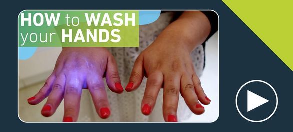 Thumbnail of a video on how to wash your hands