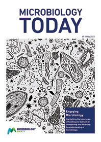 Microbiology Today magazine cover from May 2022