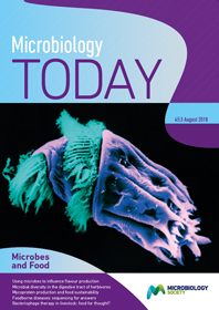 Microbiology Today cover from August 2018