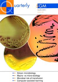 Cover of Microbiology Today, issue of August 1997