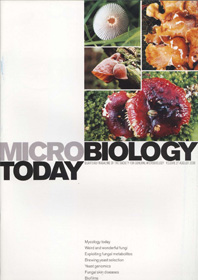 Cover of Microbiology Today, issue of August 2000