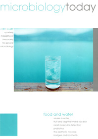 Cover of Microbiology Today, issue of August 2007