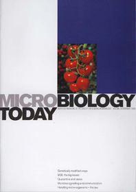 Cover of Microbiology Today, issue of February 1999