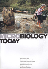 Cover of Microbiology Today, issue of May 2000
