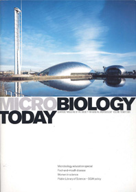 Cover of Microbiology Today, issue of May 2001