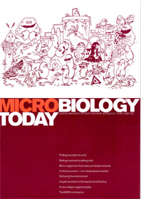 Cover of Microbiology Today, issue of May 2002