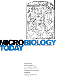 Cover of Microbiology Today, issue of May 2003