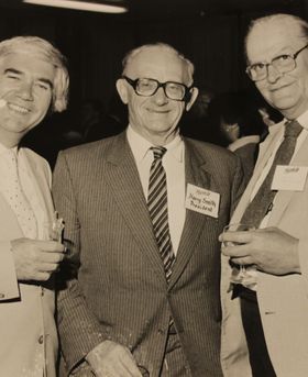 Group photo of three scientists.