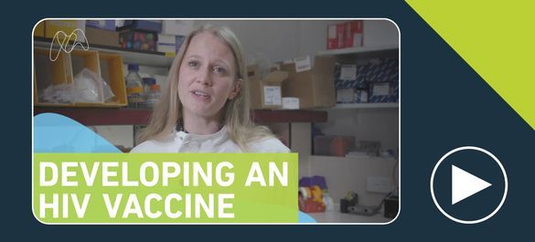 Thumbnail of a video on developing an HIV Vaccine